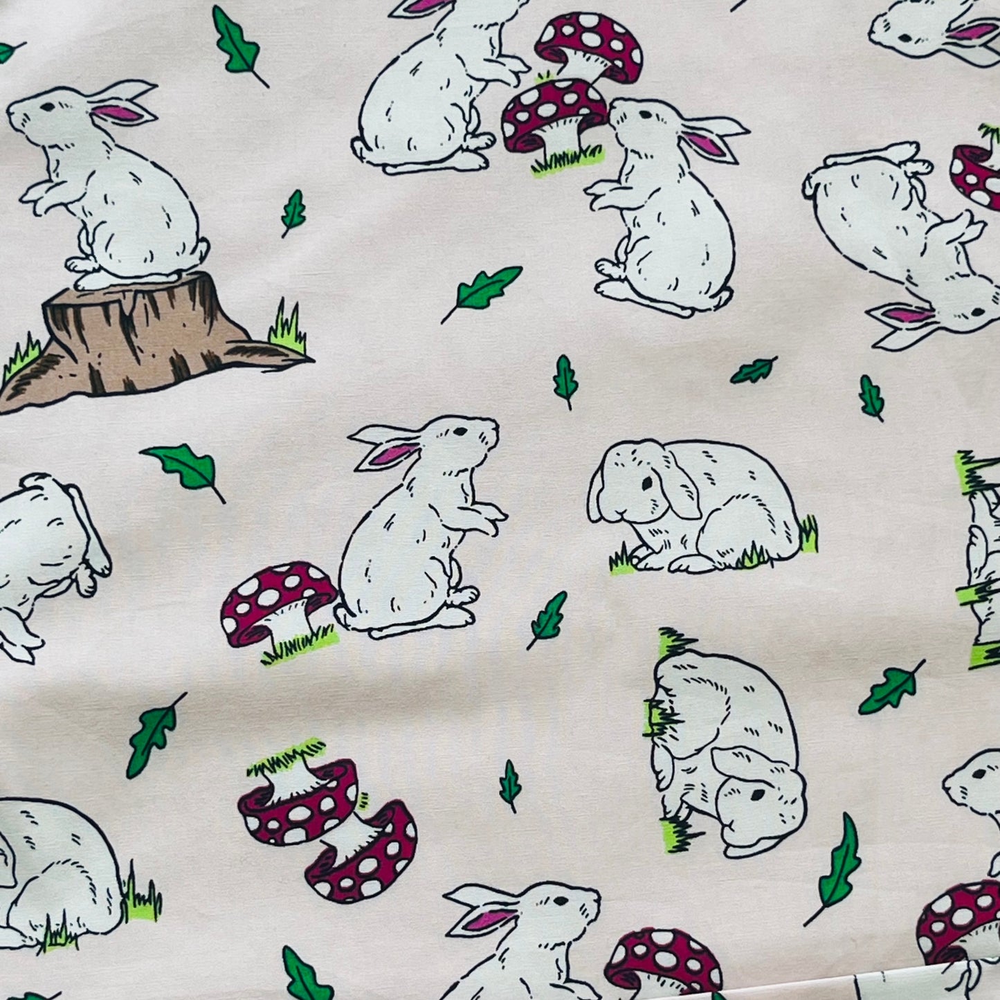 Close up of Rabbit print