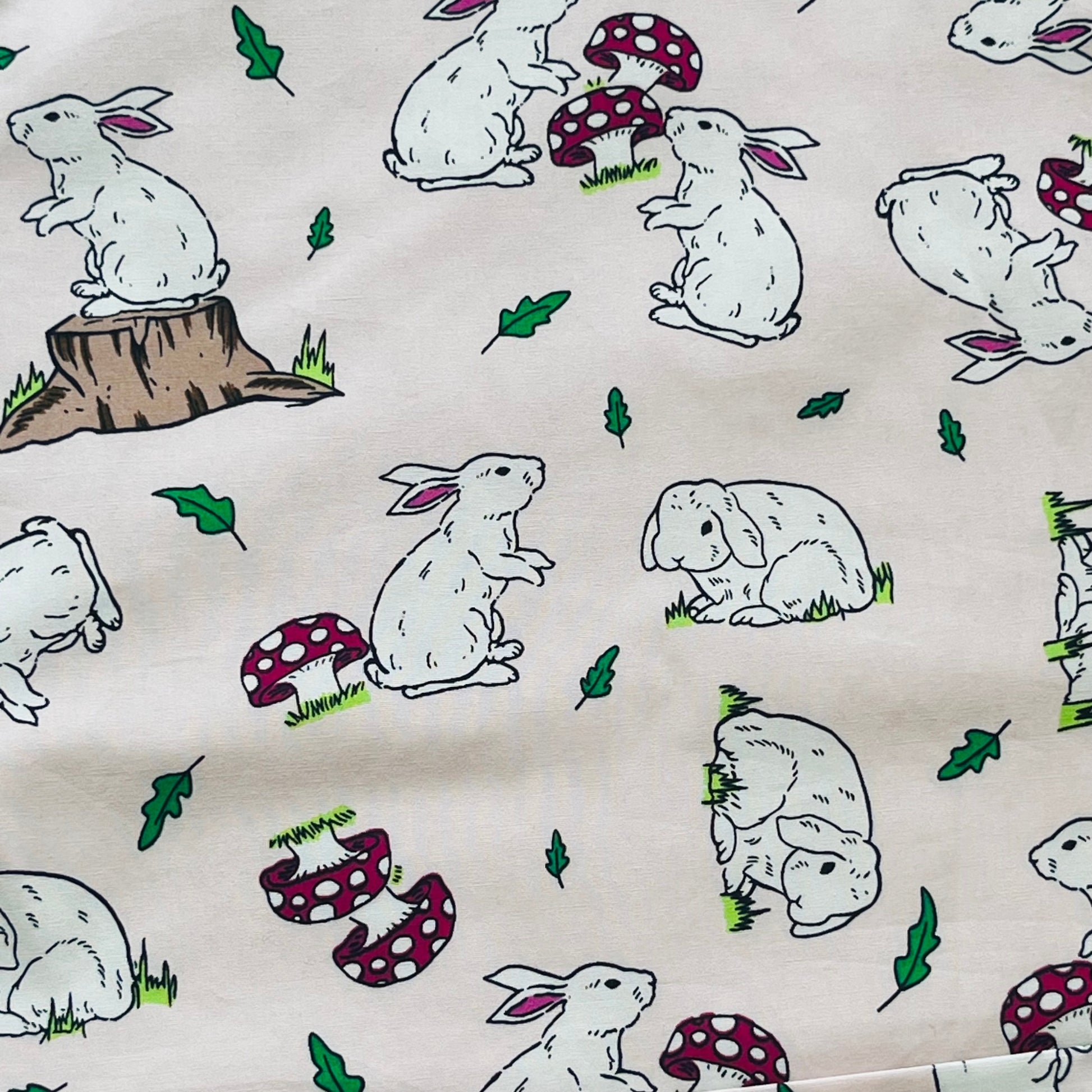 Close up of Rabbit print