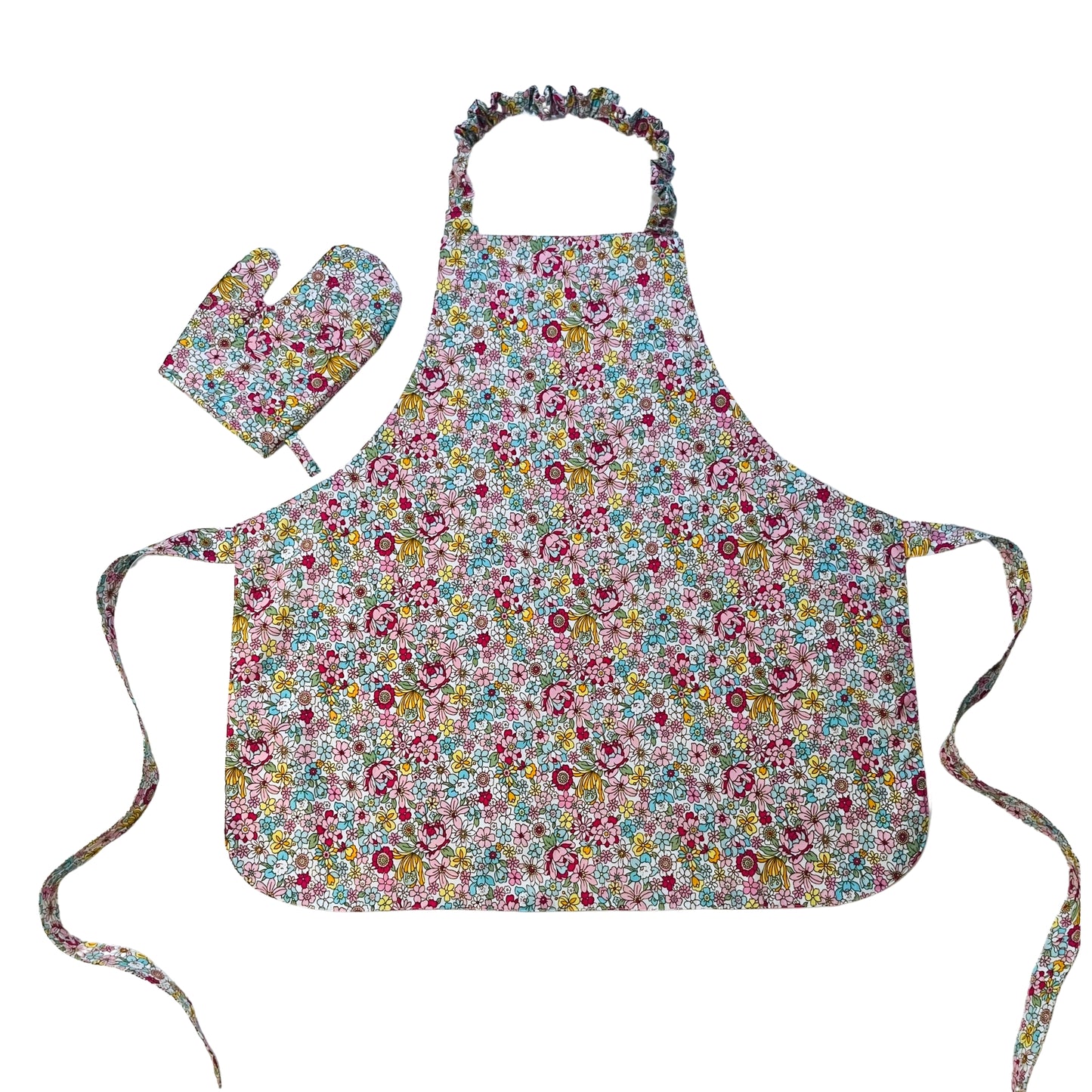 Flower Apron and Mitt Play Set