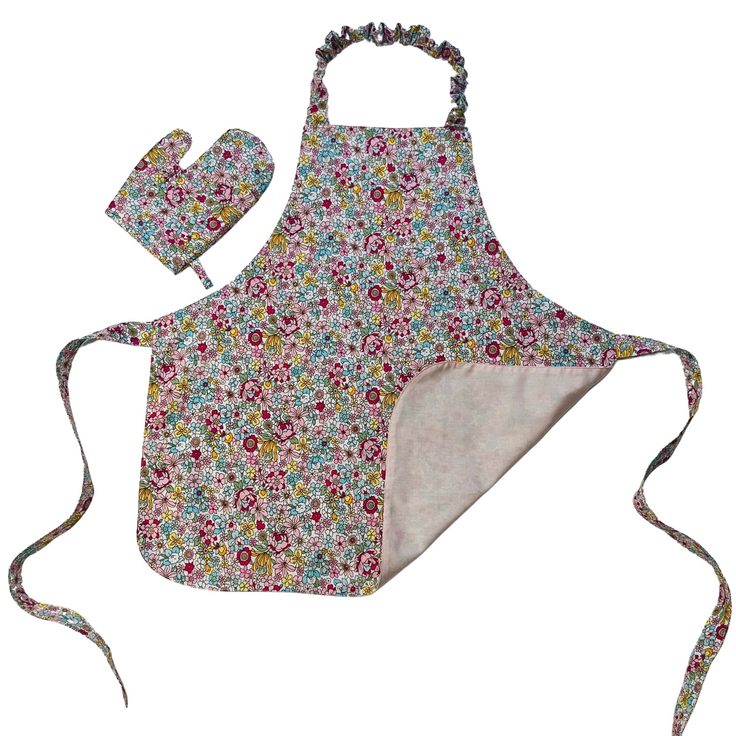 Flower Apron and Mitt Play Set