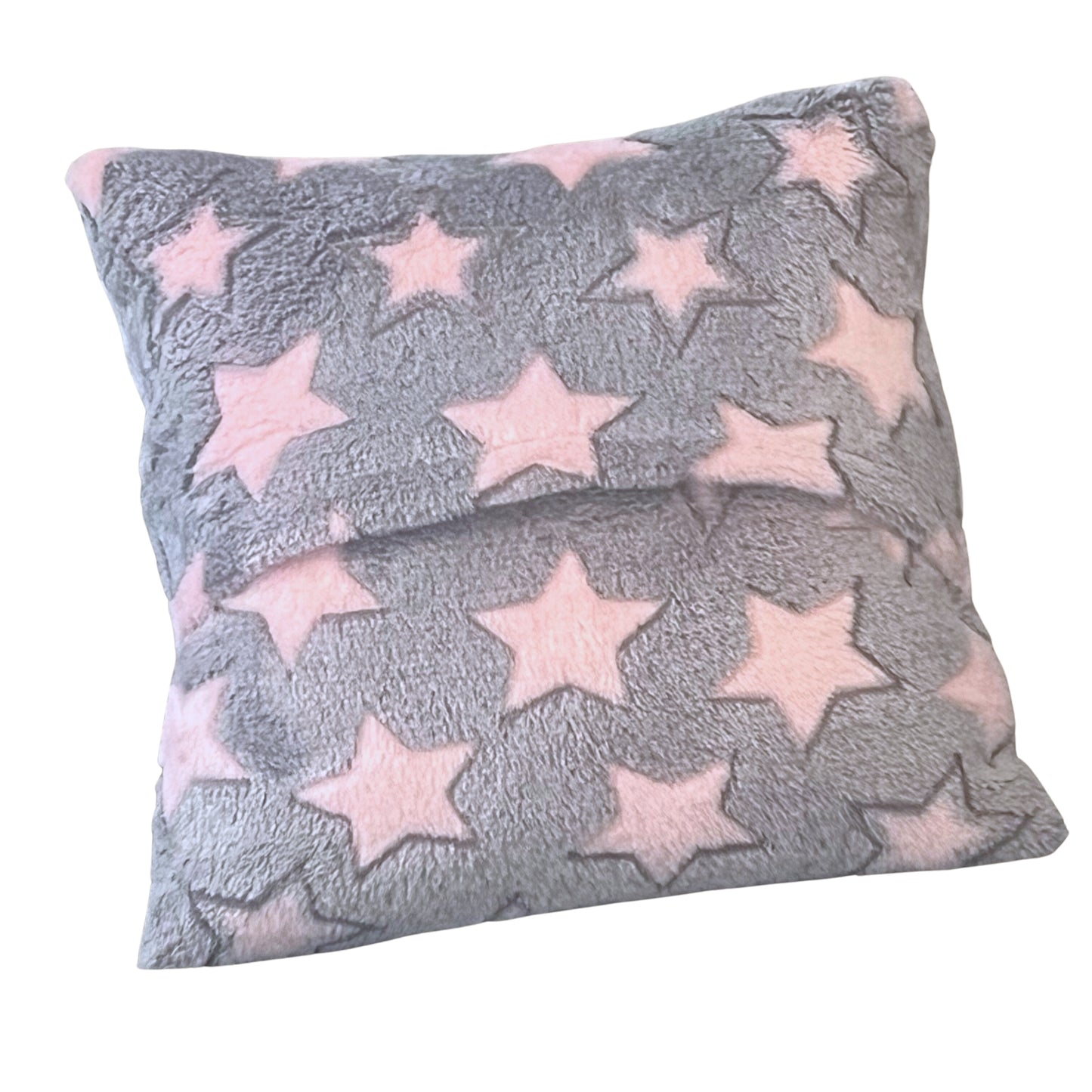 Star Fleece Cushion and Hot Water Bottle