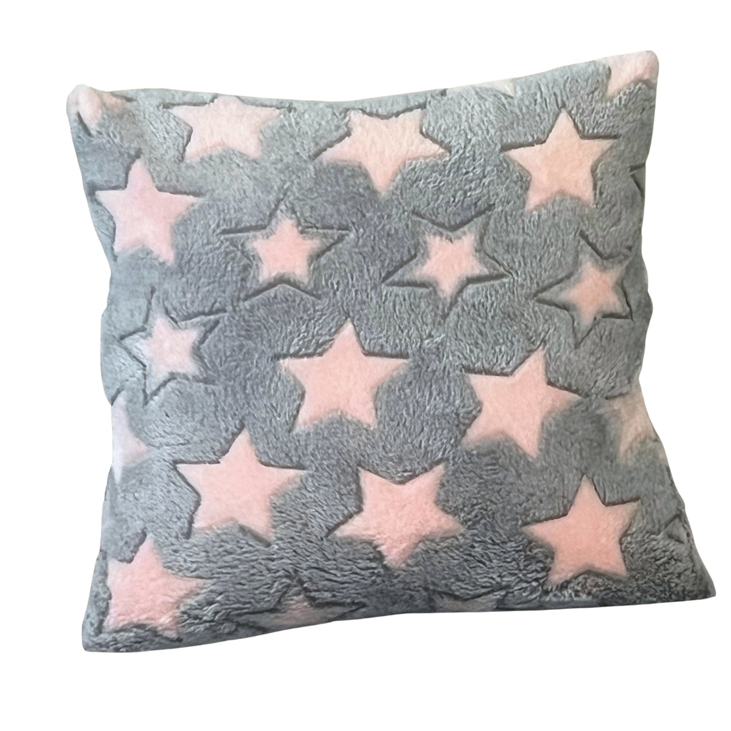 Star Fleece Cushion and Hot Water Bottle