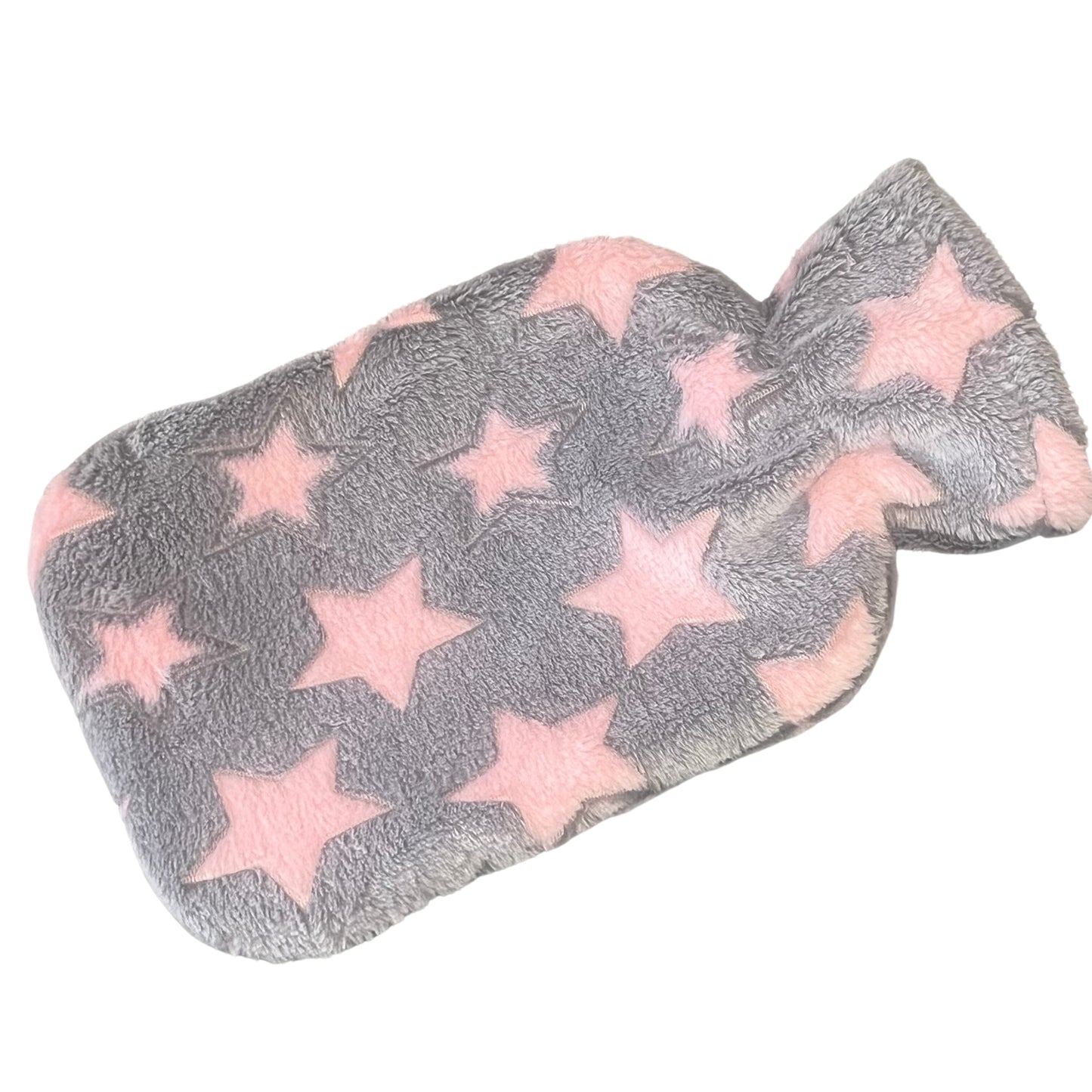Star Fleece Cushion and Hot Water Bottle