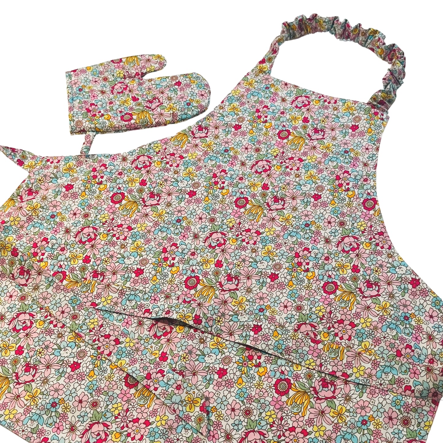 Flower Apron and Mitt Play Set