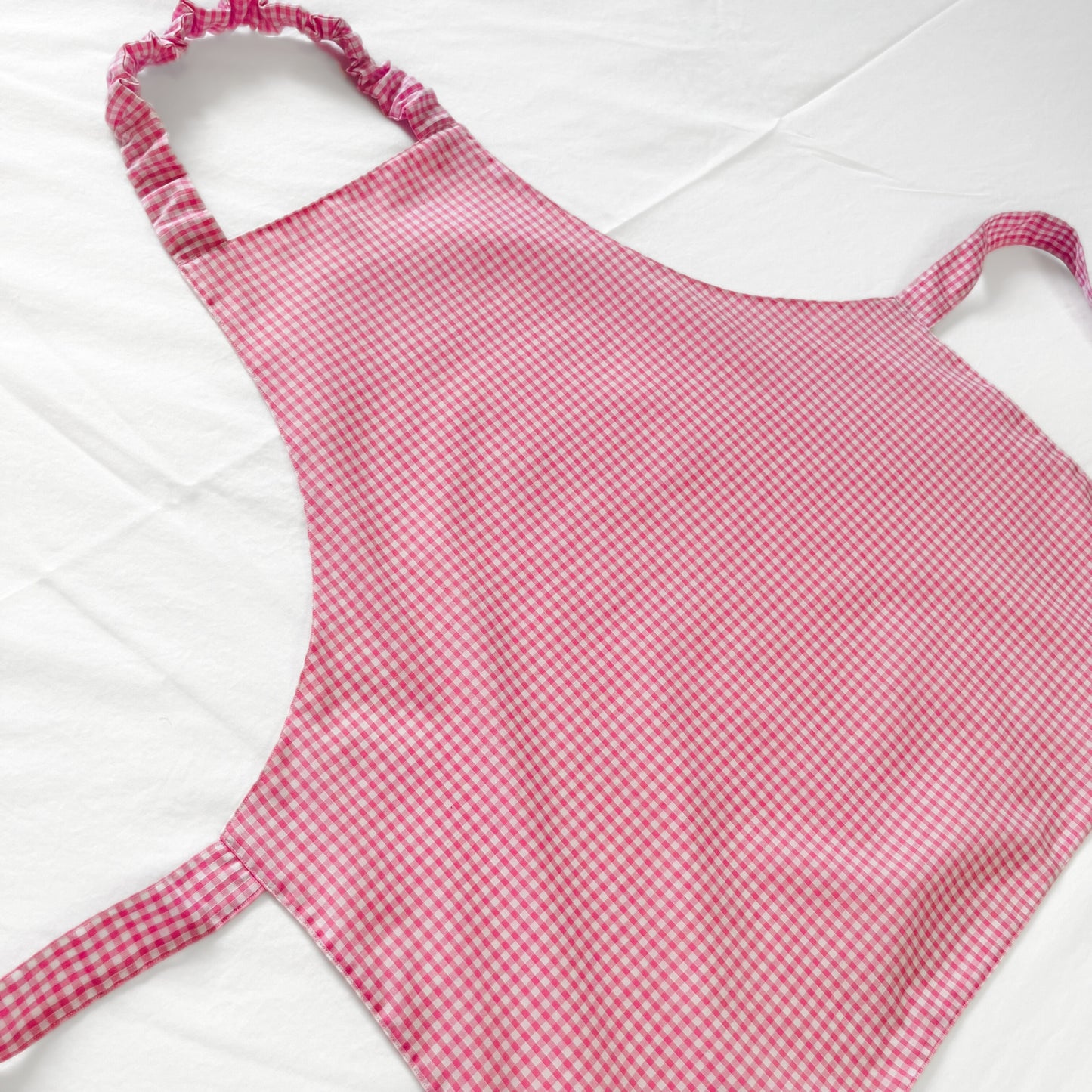Pink Gingham Apron and Mitt Play Set