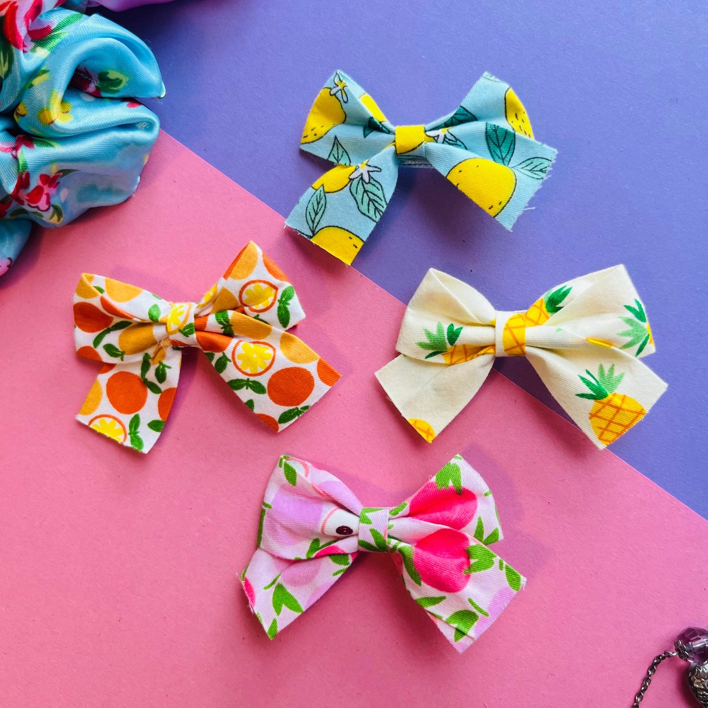 Main image of fruit punch hair bows E for Eva