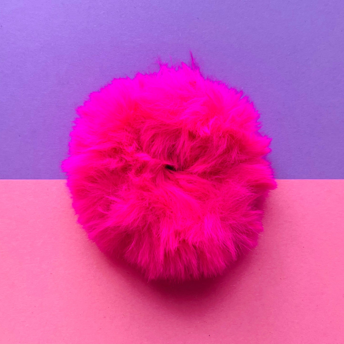 Pink scrunchie
