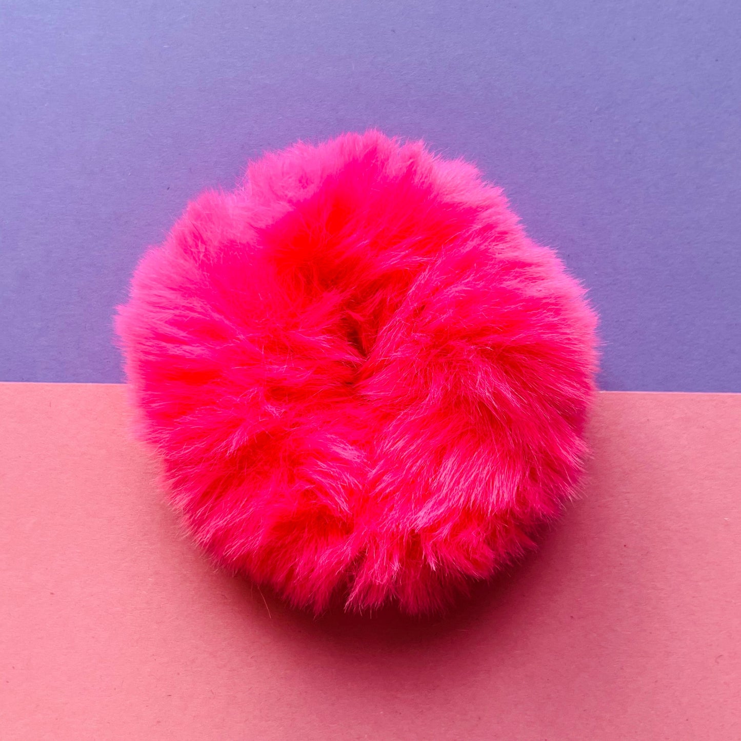 Coral scrunchie