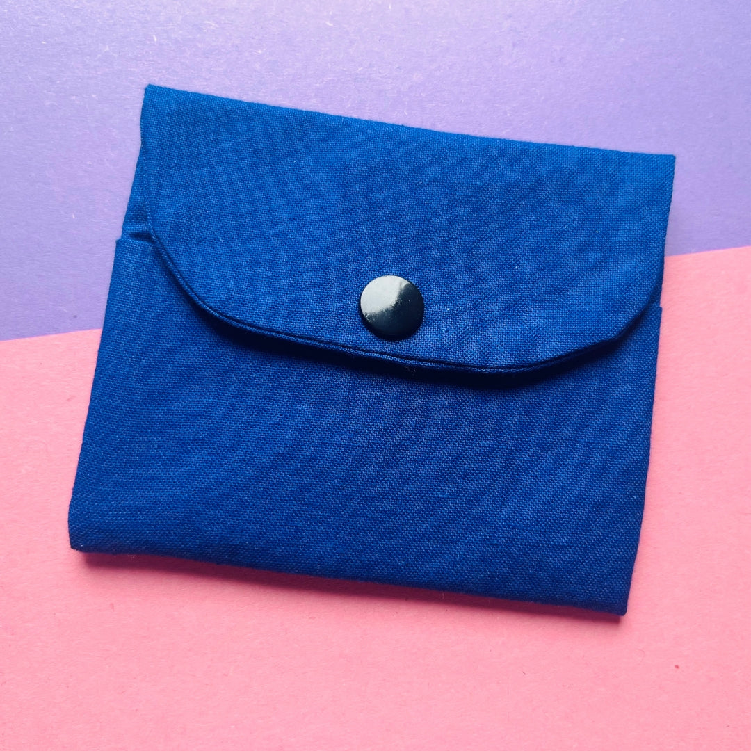 Matching blue purse and key fob wristlet