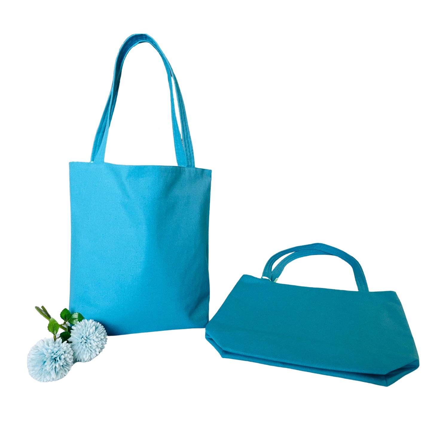 View of both flat and upright