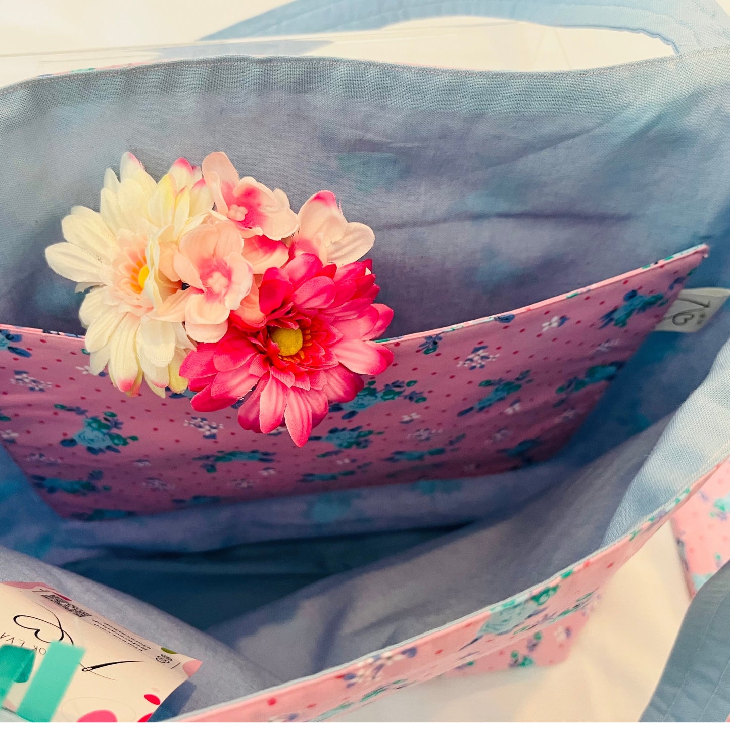 Close up of inside pocket