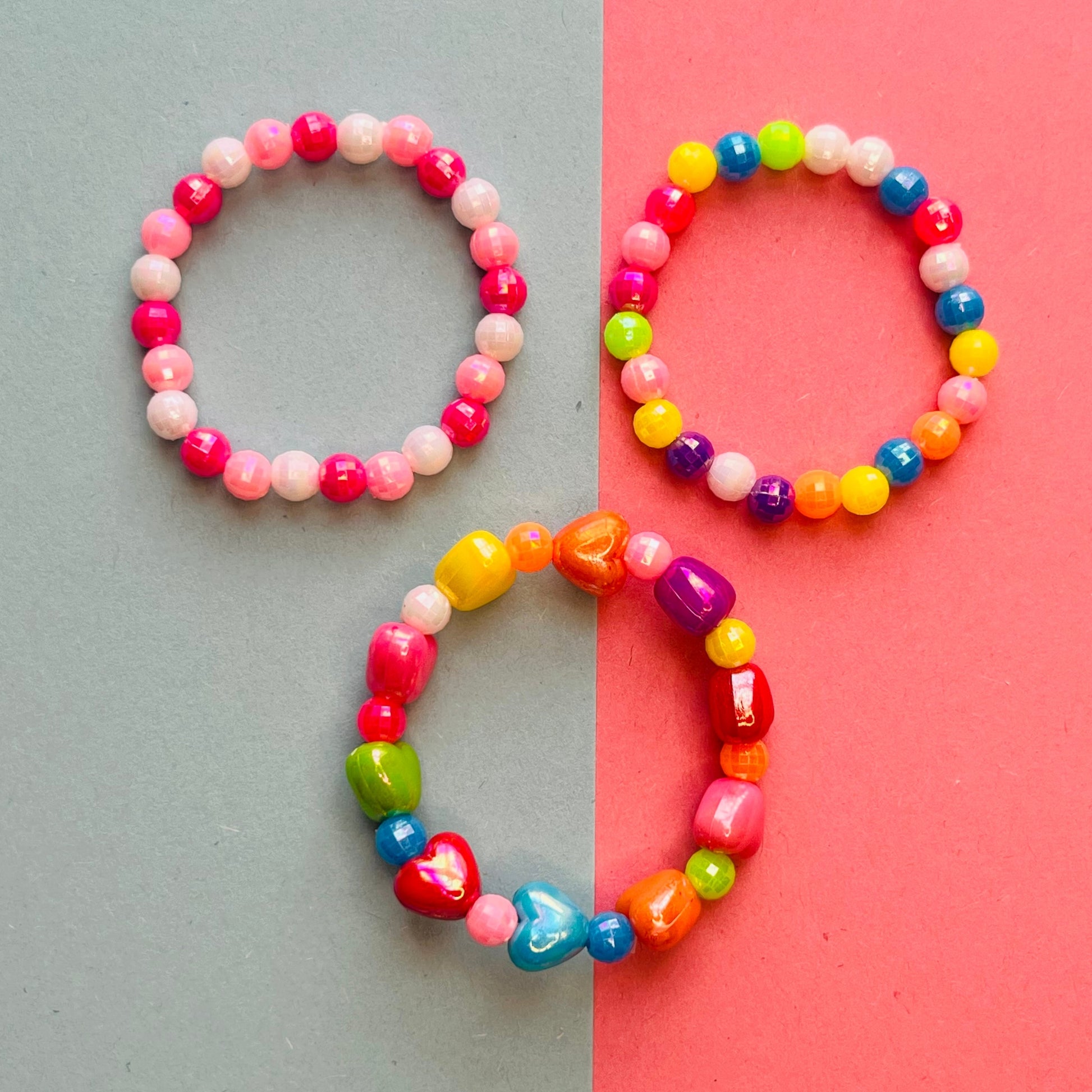 heart bead bracelets