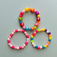 view of heart bracelets