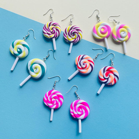 Shot of all lollipop earrings E for Eva