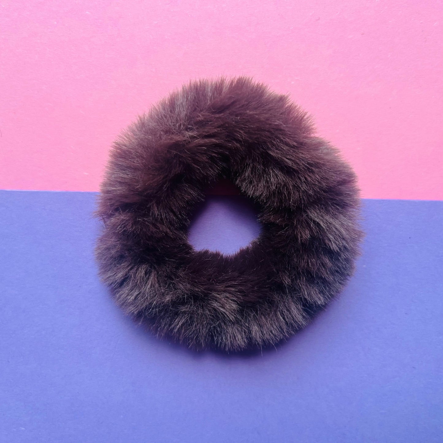 Brown Scrunchie