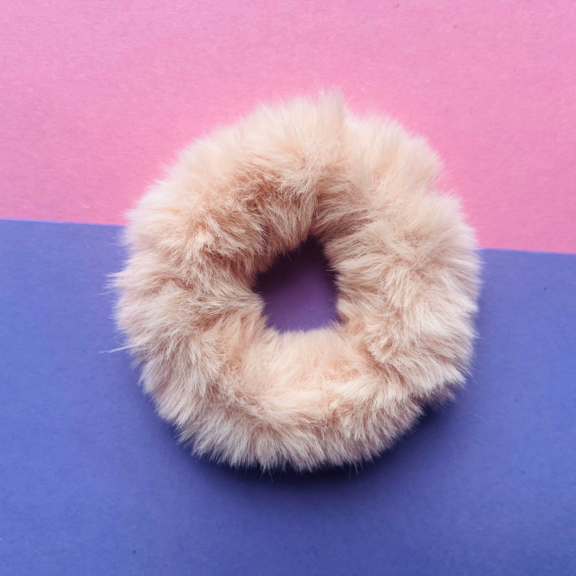 Peach scrunchie