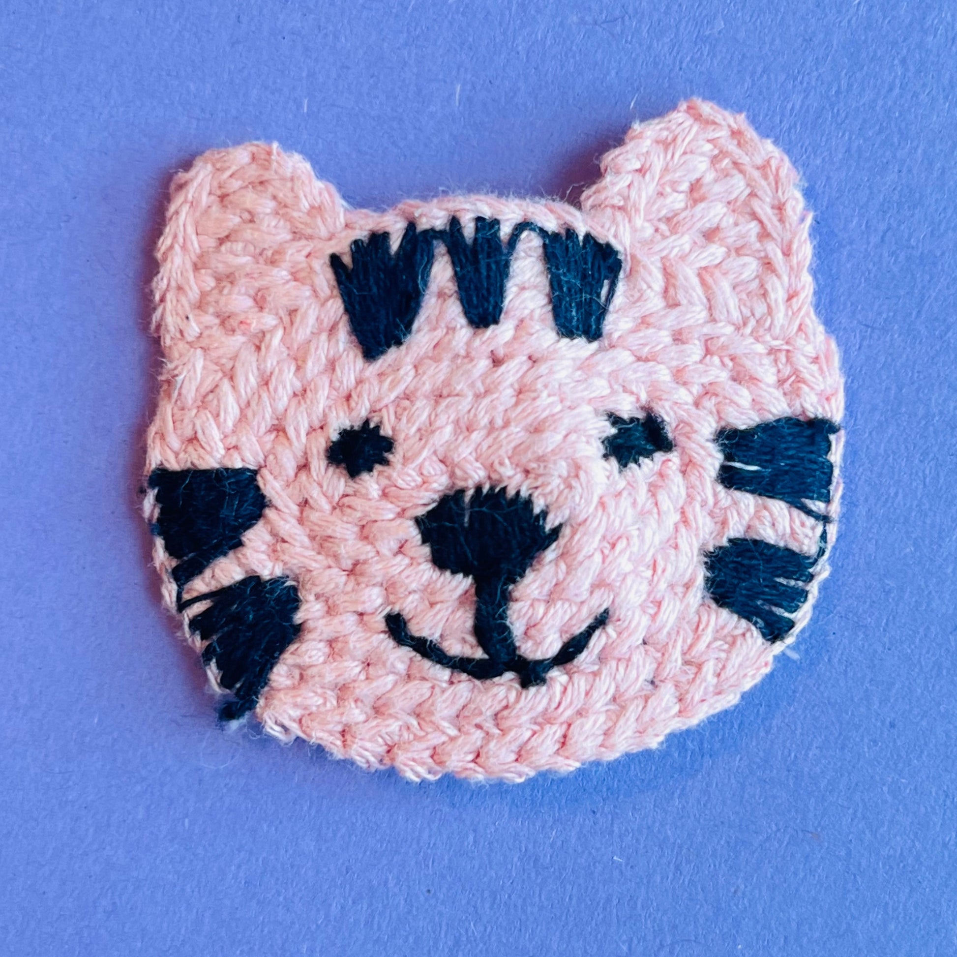 tiger crochet clip E for Eva