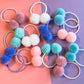 Pom Pom Hair Ties E for Eva