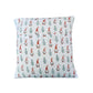 Back view of envelope cushion cover Christmas red gonk E for Eva