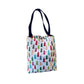 Christmas tree tote bag E for Eva